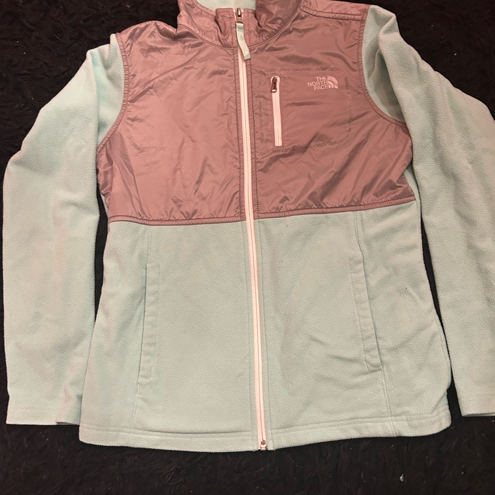 The North Face Kids' Light Green and grey Vest